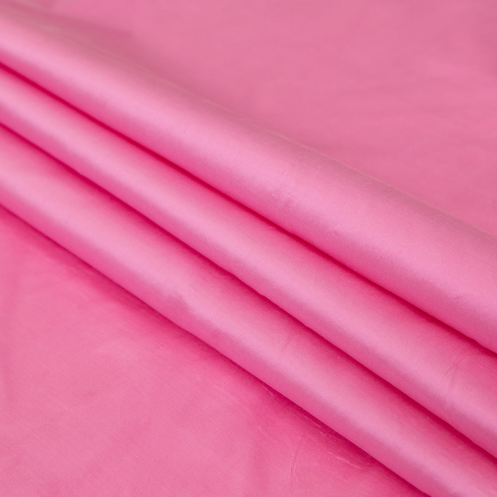 Silk Shantung - Aurora Pink - Shantung Collection Folded