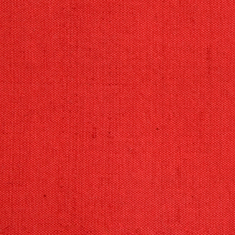Primary Red Solid Shantung/Dupioni - Detail