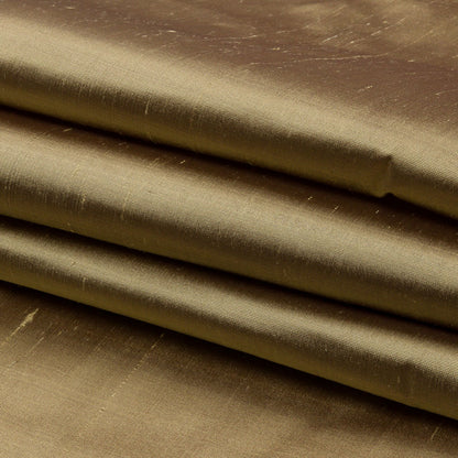 Silk Shantung - Tarnished Gold - Shantung Collection Folded