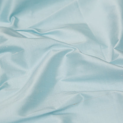 Starlight Blue Silk Shantung - Detail