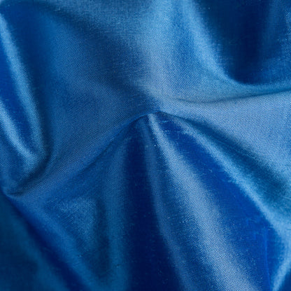 Silk Shantung - Iridescent Bright Blue and Purple - Shantung Collection