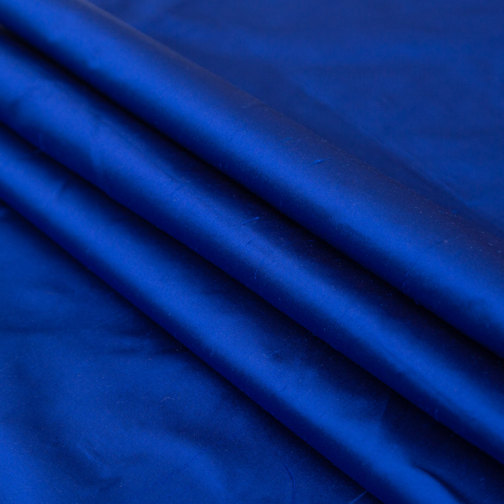 Silk Shantung - Classic Blue - Shantung Collection Folded