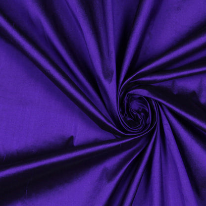 Bright Indigo Solid Shantung/Dupioni - Detail