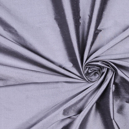 Heather Gray Solid Shantung/Dupioni - Detail