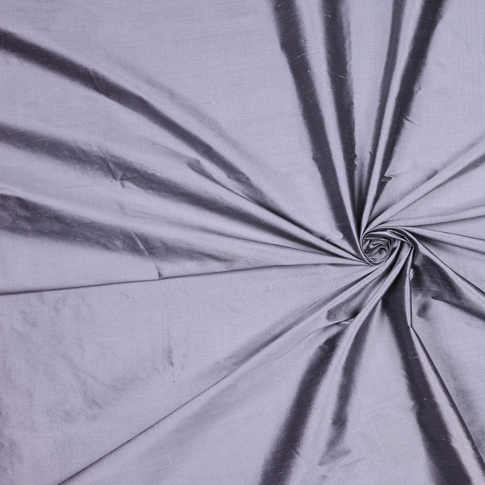 Heather Gray Solid Shantung/Dupioni