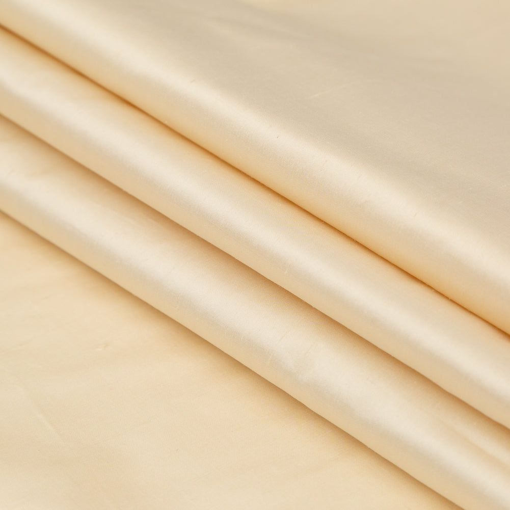 Silk Shantung - Vanilla - Shantung Collection Folded