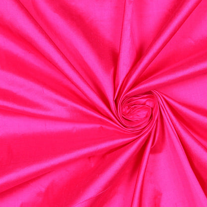 Fuchsia Solid Shantung/Dupioni - Detail