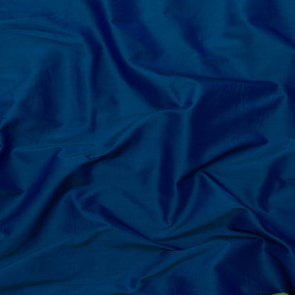 Deep Ultramarine Iridescent Silk Shantung