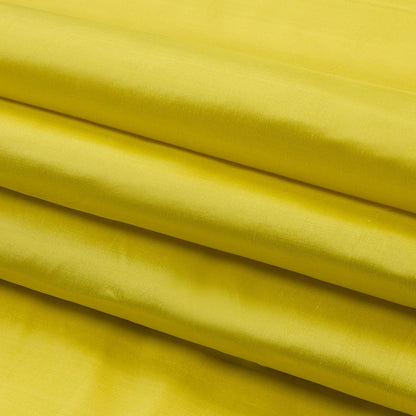 Silk Shantung - Yellow Green - Shantung Collection Folded
