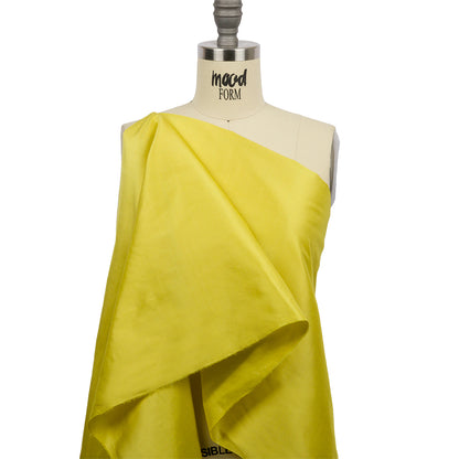 Silk Shantung - Yellow Green - Shantung Collection Drape