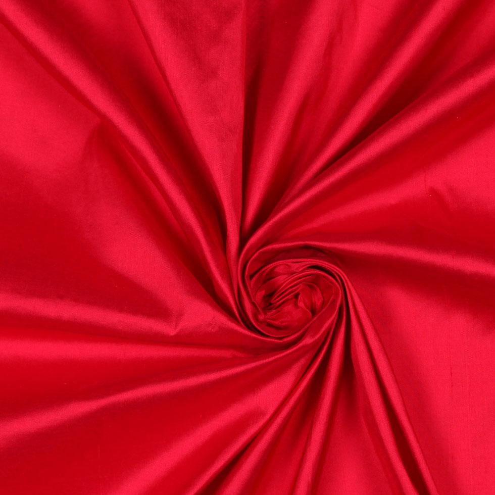 Silk Shantung - Roja Red - Shantung Collection Detail
