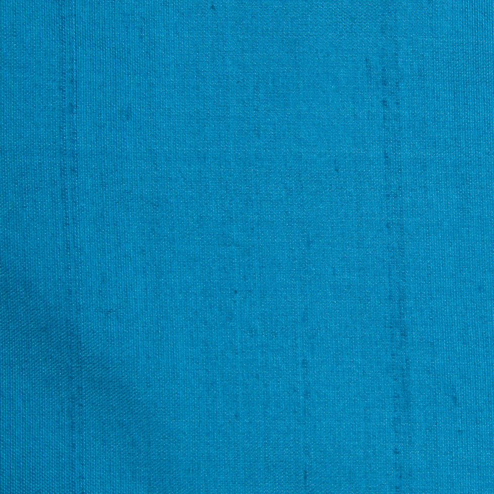 Medium Turquoise Solid Shantung/Dupioni