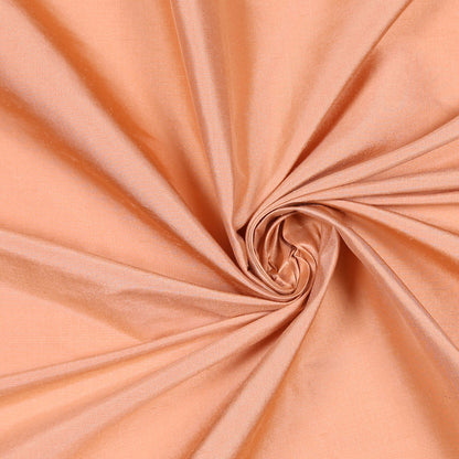 Dark Peach Solid Shantung/Dupioni - Detail