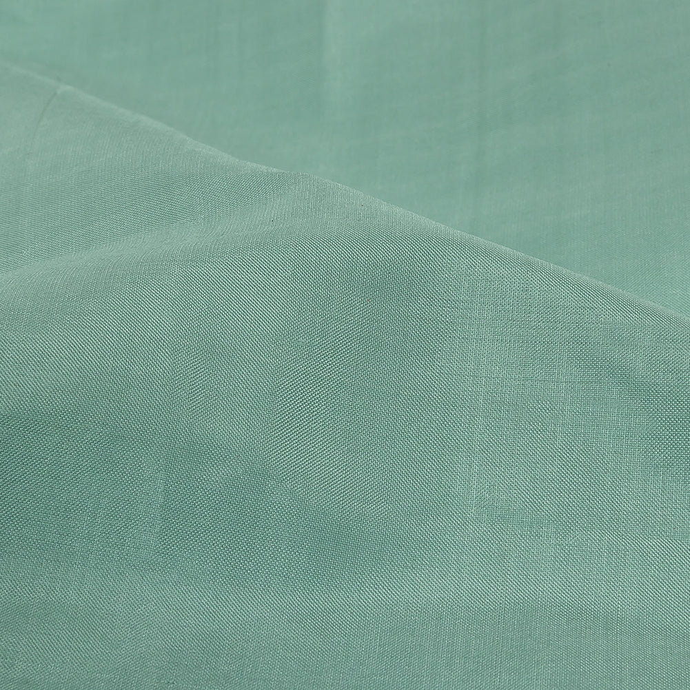 Mint Silk Shantung - Detail