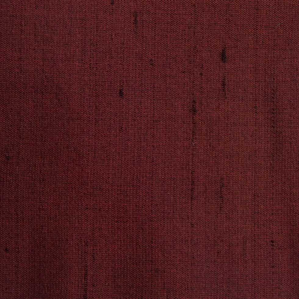 Silk Shantung - Iridescent Red and Black - Shantung Collection