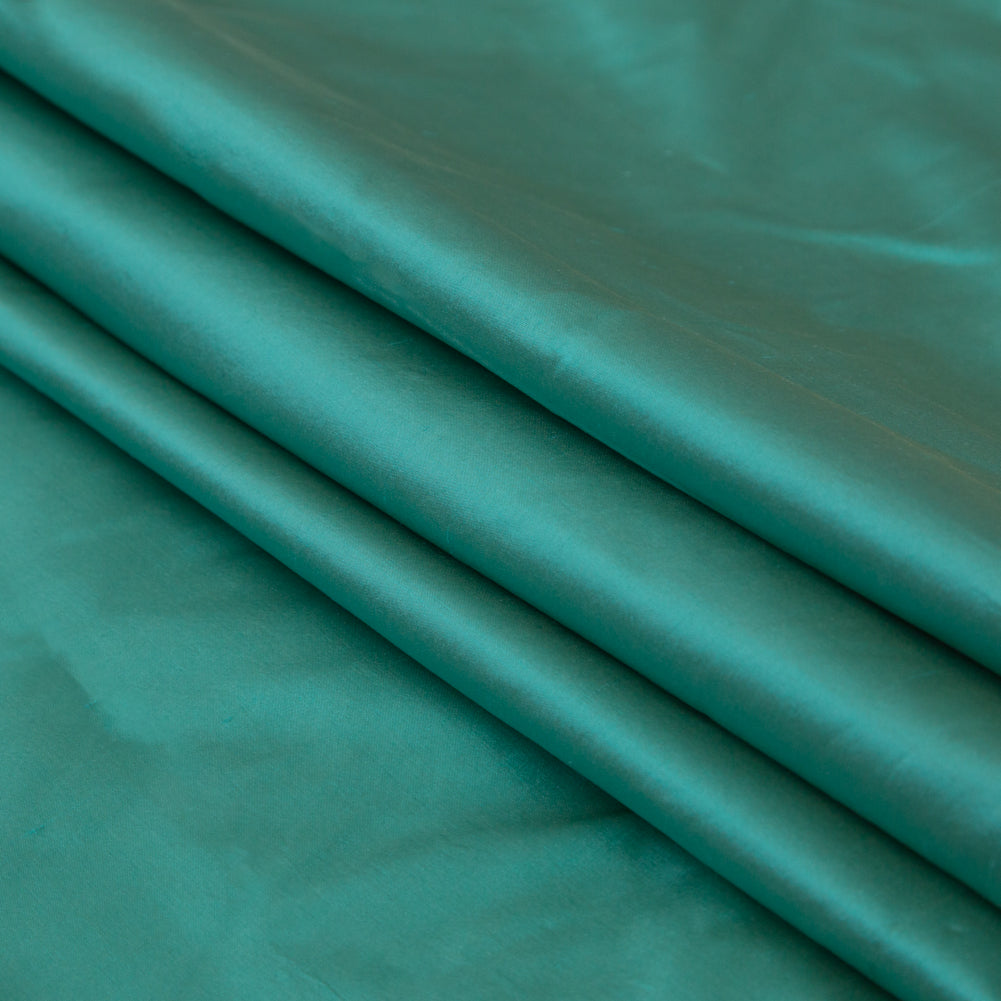 Silk Shantung - Waterfall Iridescent - Shantung Collection Folded