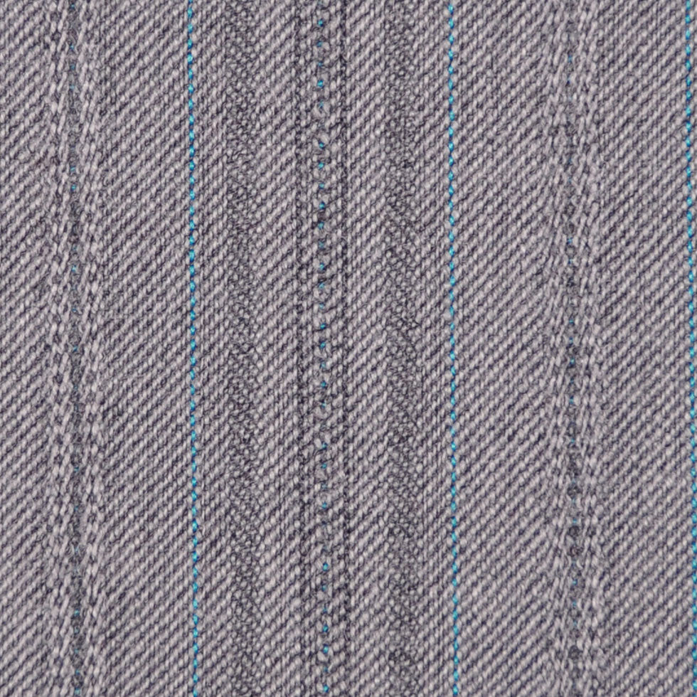 Light Gray/Sky Blue Striped Suiting Detail