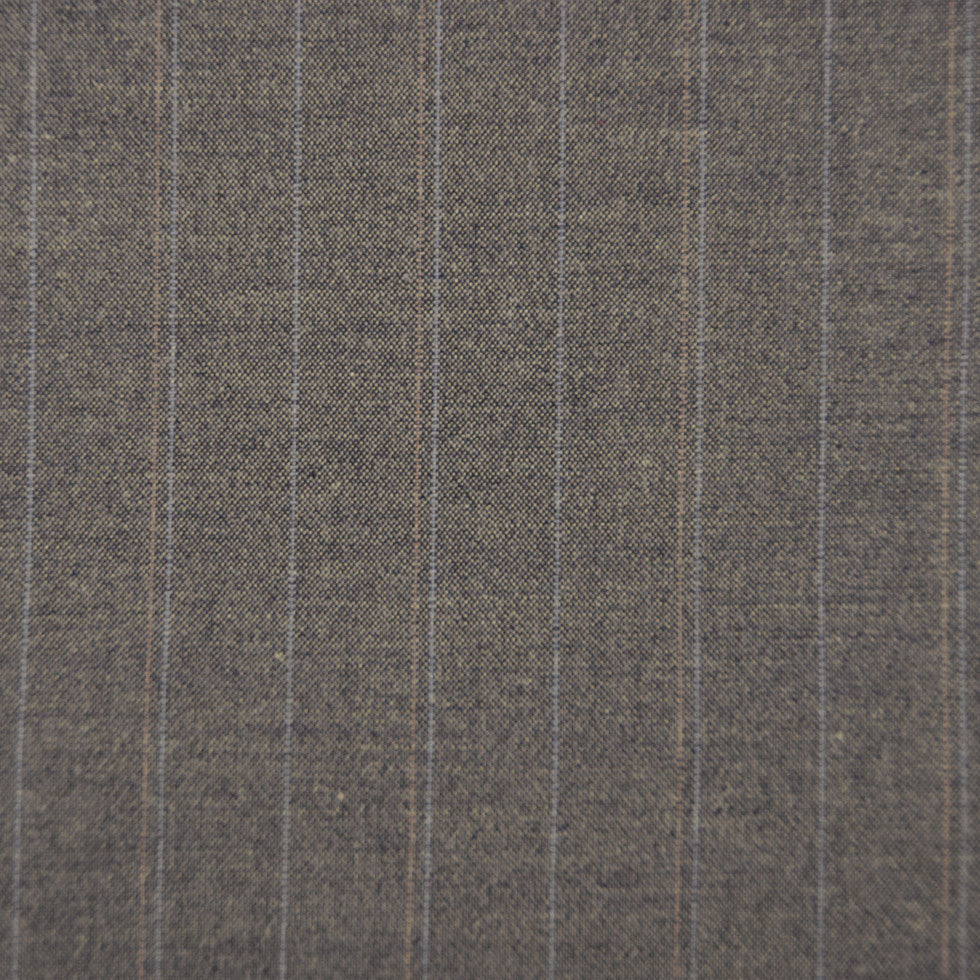 Light Moss/Navy/Baby Blue/Tan Striped Suiting