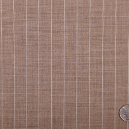 Beige/Ivory Striped Suiting