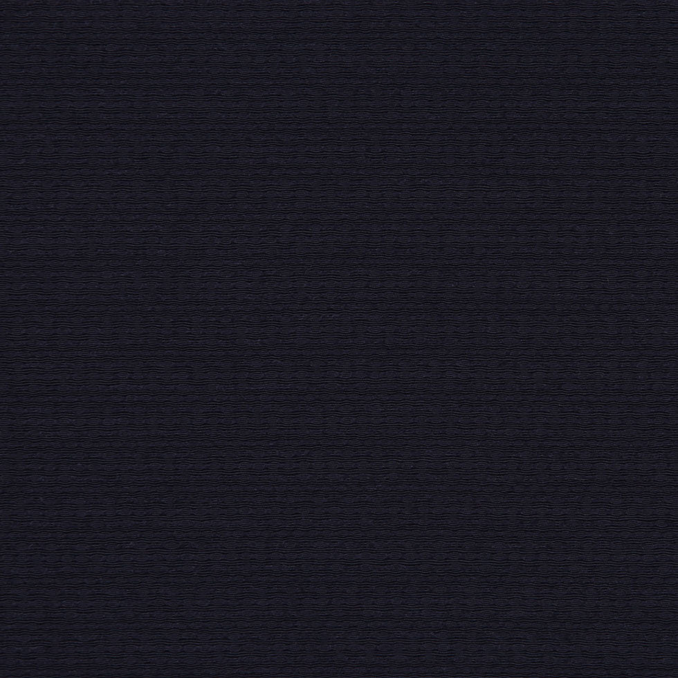 Black Wool and Rayon Matelasse Detail