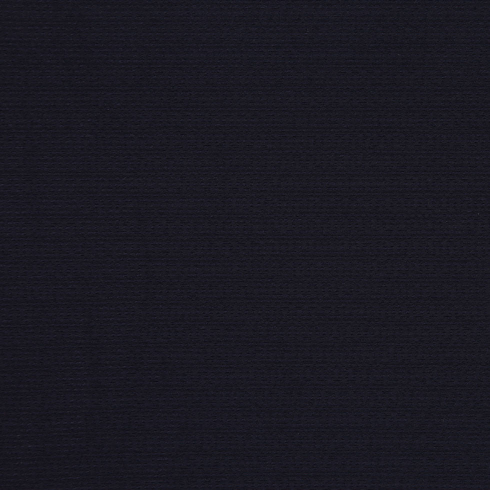 Black Wool and Rayon Matelasse