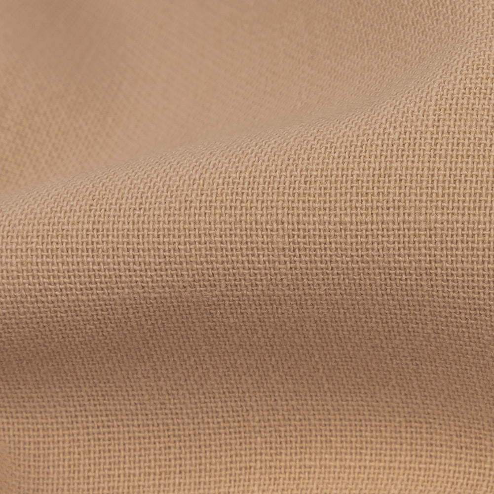 Donna Karan Italian Beige Stretch Wool Double Cloth Detail