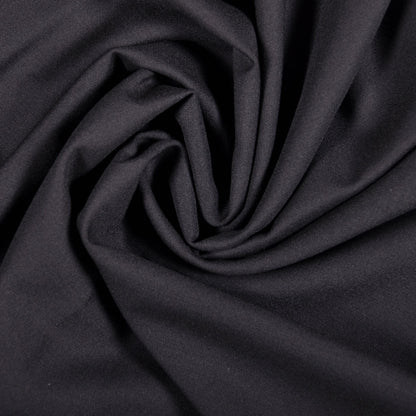 Black Wool-Lycra Suiting
