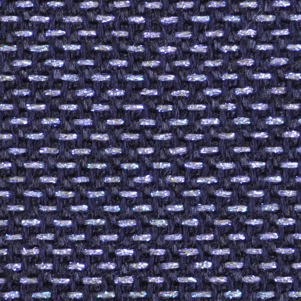 Navy/Pastel Purple/Metallic Pu Solid Woven Detail