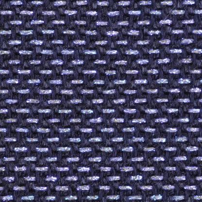 Navy/Pastel Purple/Metallic Pu Solid Woven Detail
