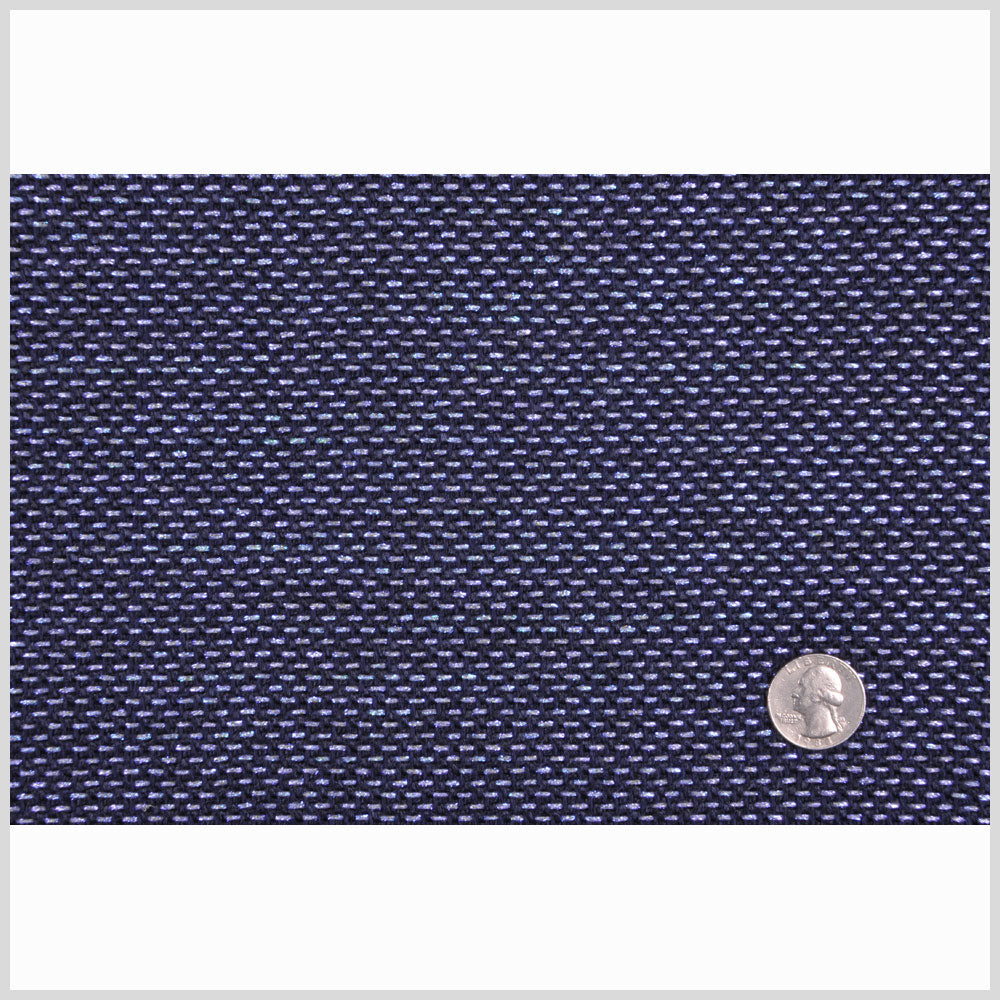 Navy/Pastel Purple/Metallic Pu Solid Woven Full