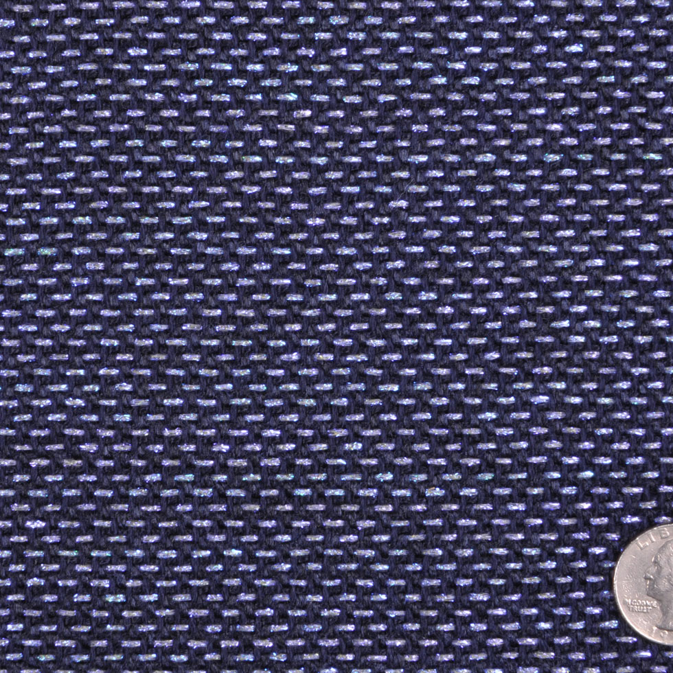 Navy/Pastel Purple/Metallic Pu Solid Woven