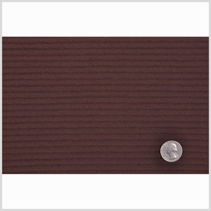 Chicory Coffee Channel-Quilted Wool Woven Full