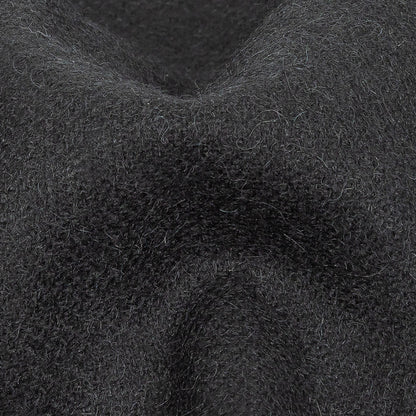 American Black Camel Hair Coating Detail