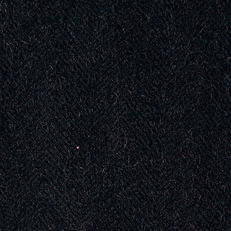 Black Camel Hair Flannelled Coating Detail