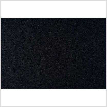 Black Camel Hair Flannelled Coating Full