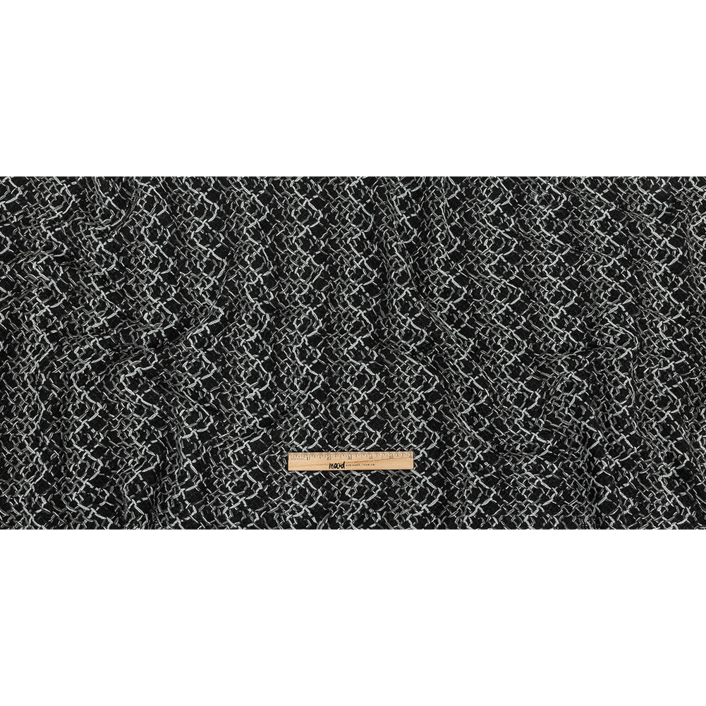 Black/Gray Solid Knits Full