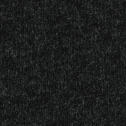 Black/Silver Wool-Lurex Knit Detail