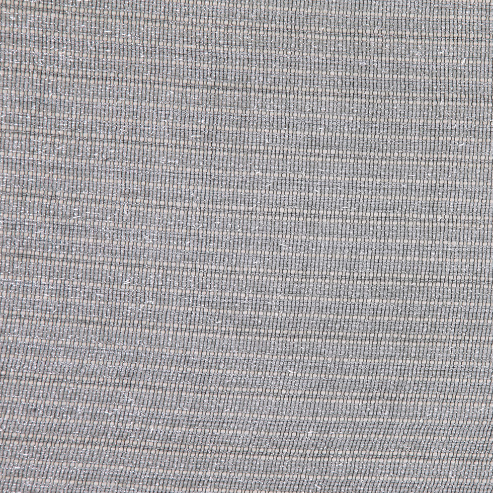Metallic Silver and White Sheer Mesh