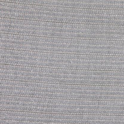 Metallic Silver and White Sheer Mesh