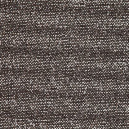 Famous NYC Designer Italian Heathered Brown Ticking Stripes Wool Boucle