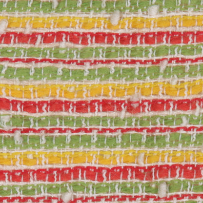 Fall Striped Famous NYC Designer Cotton-Wool Boucle Detail