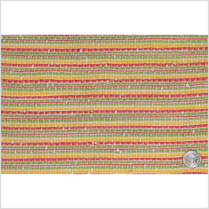 Fall Striped Famous NYC Designer Cotton-Wool Boucle Full