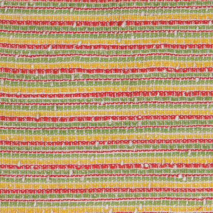 Fall Striped Famous NYC Designer Cotton-Wool Boucle