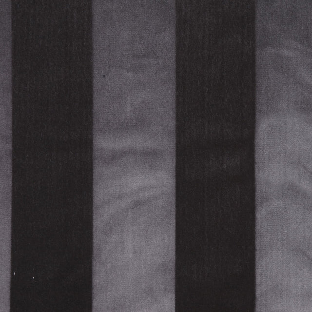 Gray Stripes Velvet