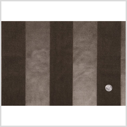 Gunmetal Stripes Velvet Full