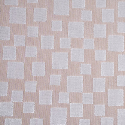 Toffee/Light Gray Geometric Velvet