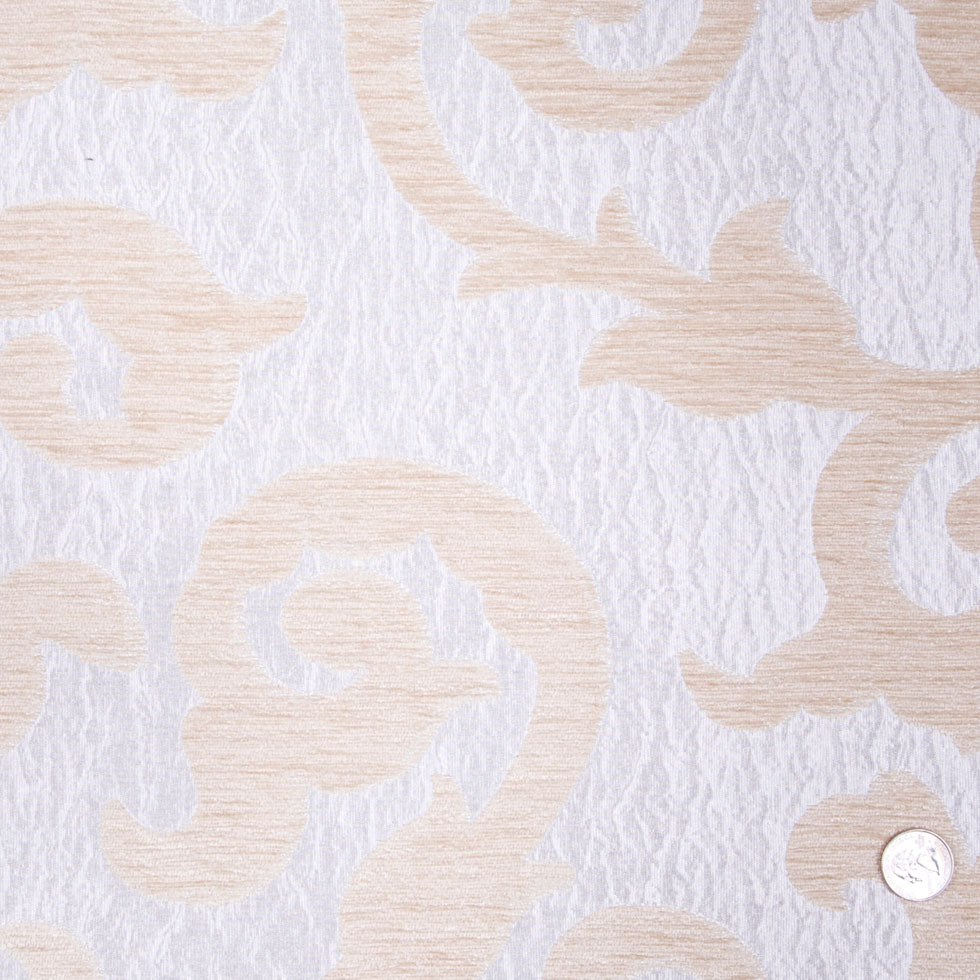 Cashmere/Silver Classical Chenille Detail