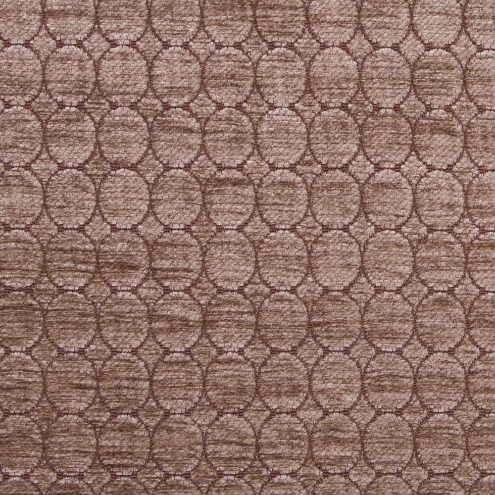 Mink Geometric Chenille Detail