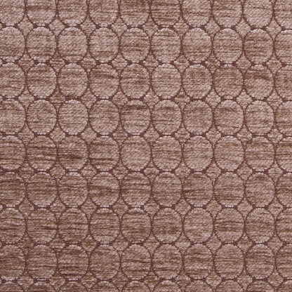 Mink Geometric Chenille Detail