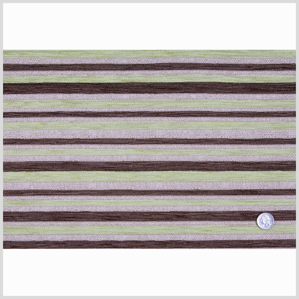 Acid/Olive/Beige Stripes Chenille Full